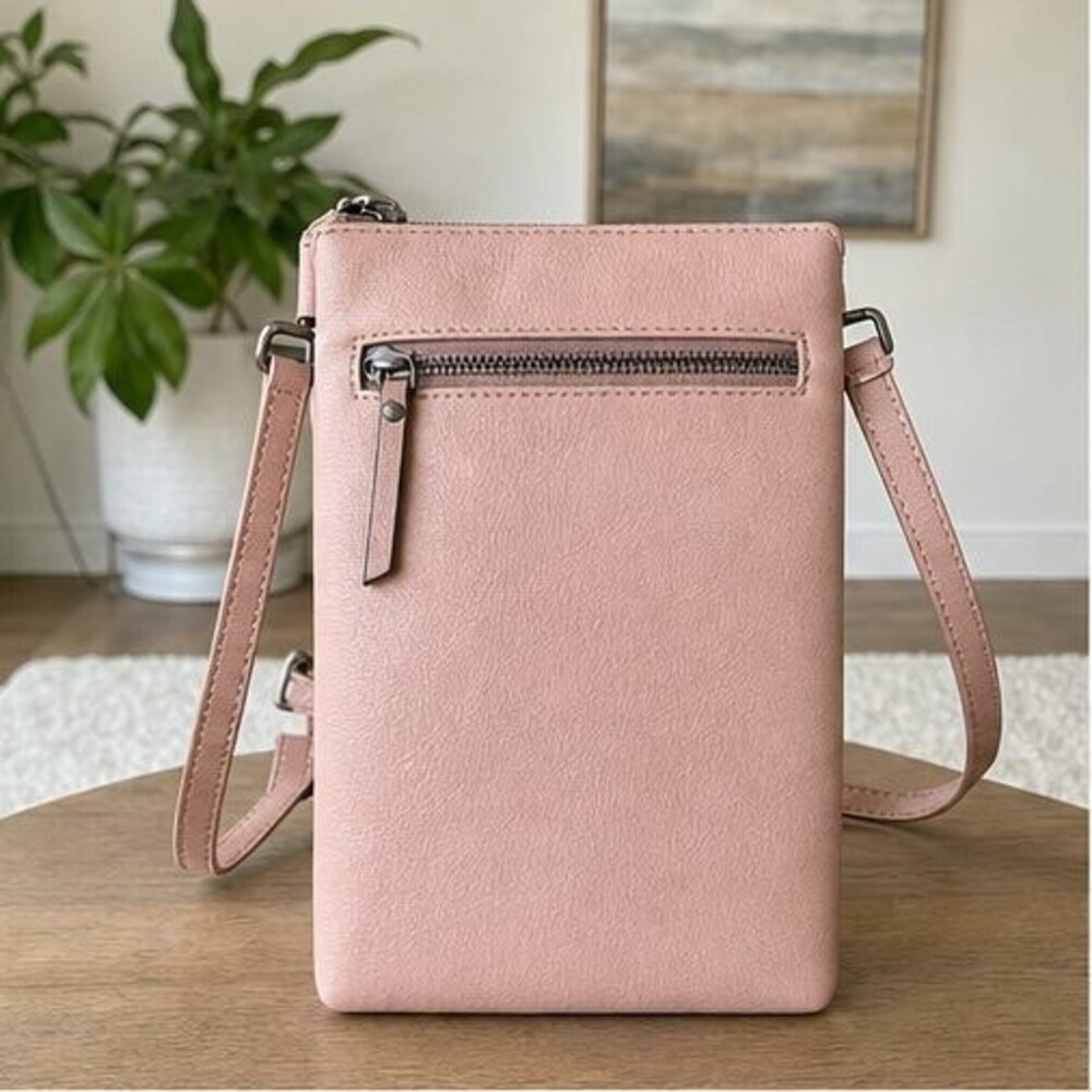 Navy Zip Crossbody Bag